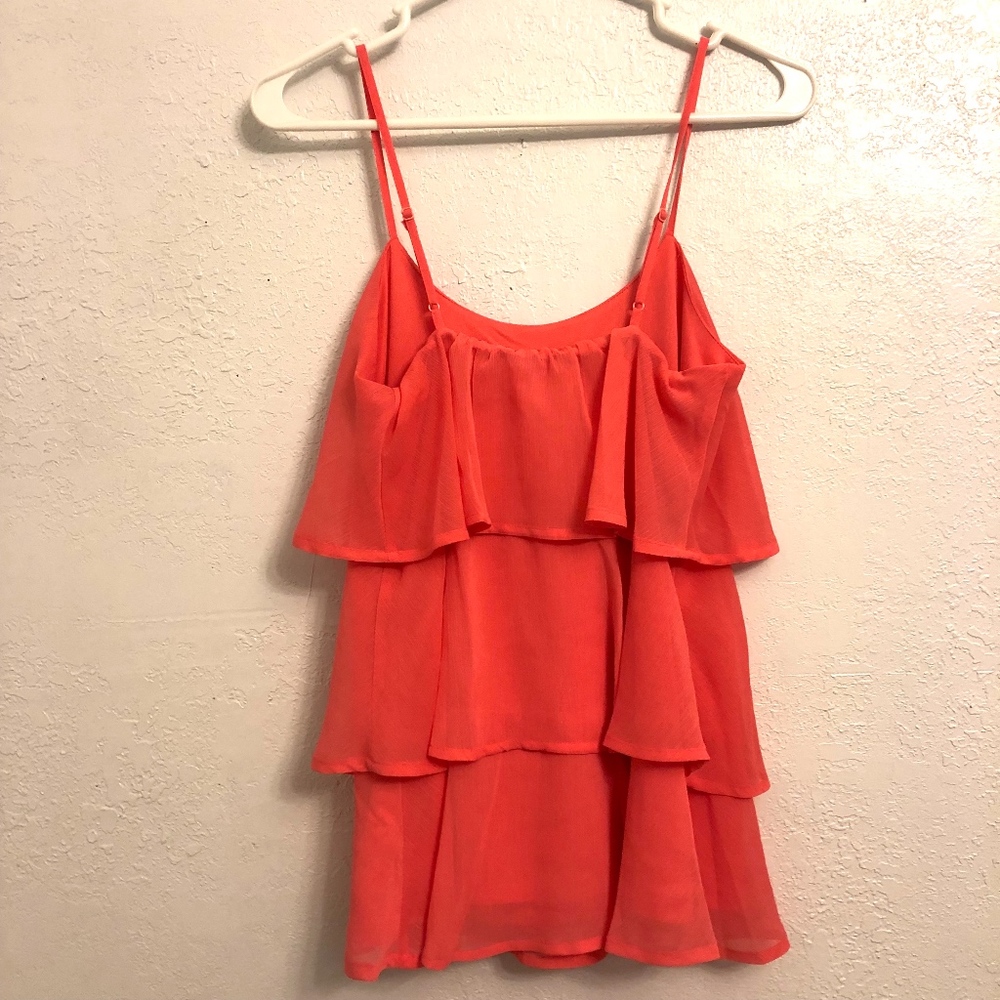 Candies Medium Ruffled Tank Top - Picture 2 of 2
